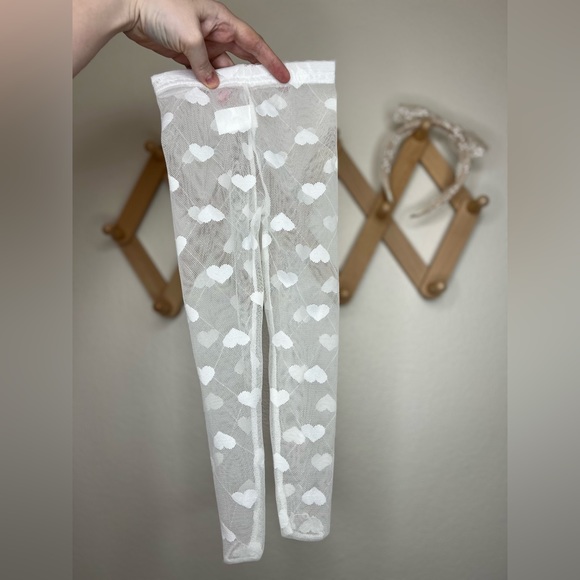 Mesh heart tights - Picture 4 of 6